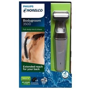 Philips Norelco Bodygroom Series 3500 Showerproof Hair Trimmer & Back Attachment